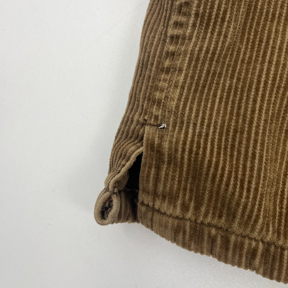 Vintage 90s GAP Quilted Lined Corduroy Shacket Chestnut Shirt Jacket Y2K Preppy - Picture 5 of 15